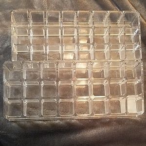 Acrylic lipstick organizers -used